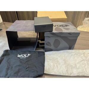 WOLF Memento Mori Single Watch Winder 493172 BOX ONLY & Papers Adapter Dust Bag
